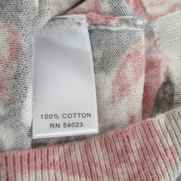 Banana Republic Womens Petite XS Thin Button Cotton Cardigan Cottage Core Pink - Picture 5 of 7